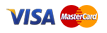 Pay by Visa or MasterCard.